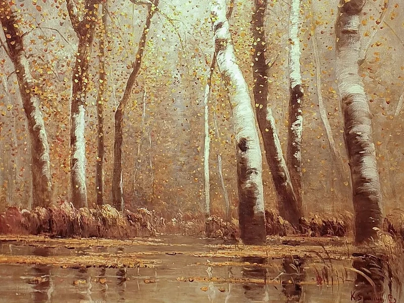 1852-Béla Spányi - Pioggia dorata